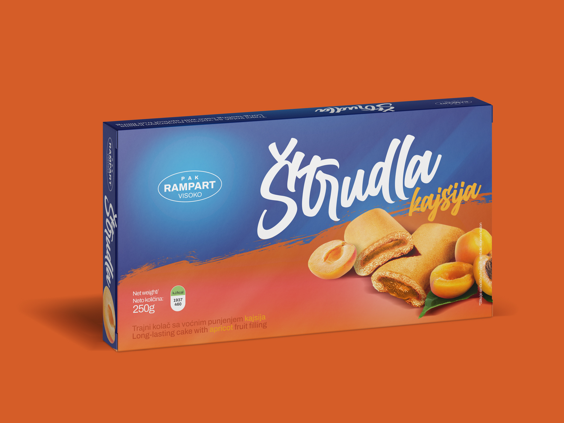 Packaging design for Rampart Visoko