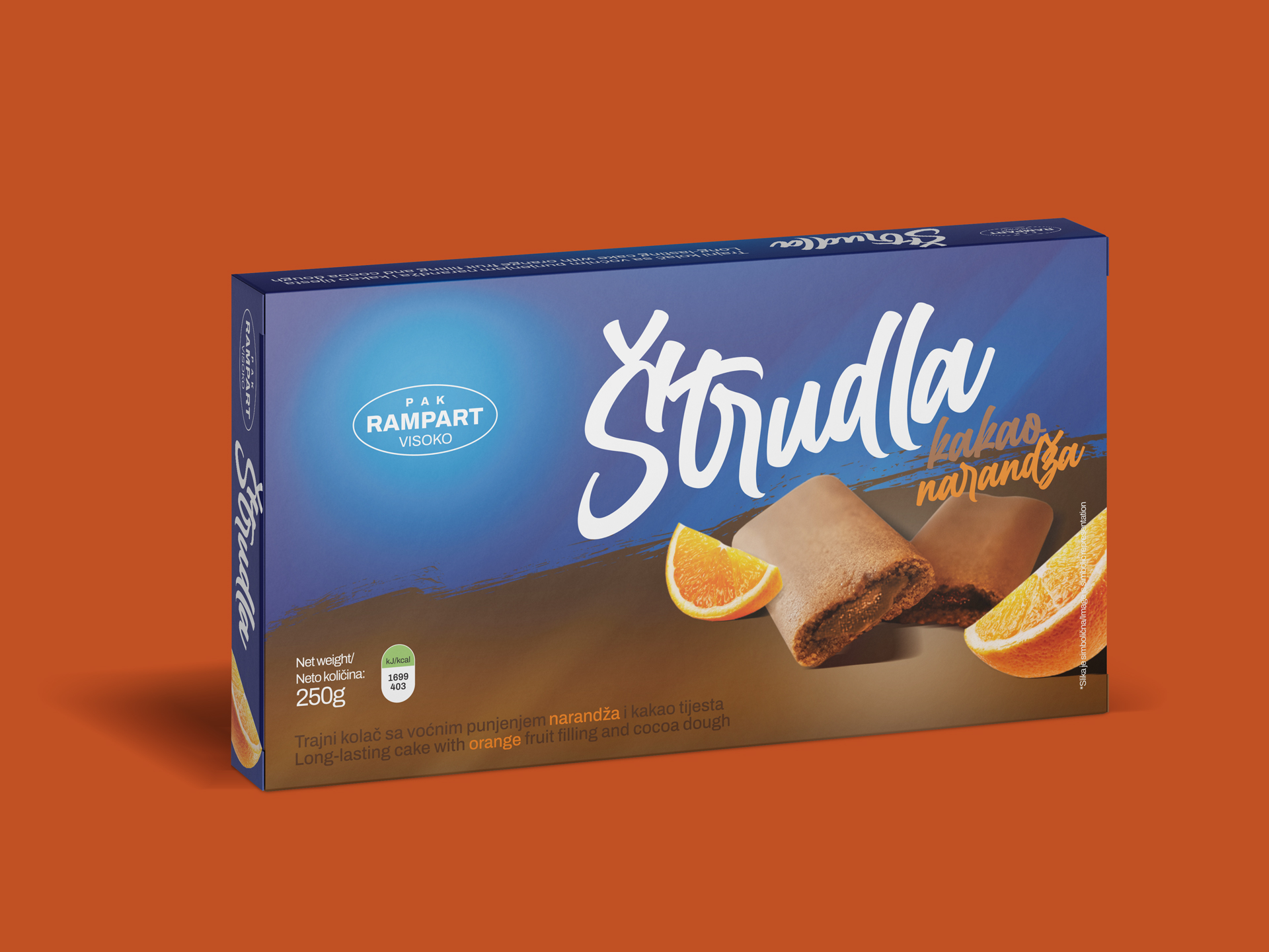 Packaging design for Rampart Visoko