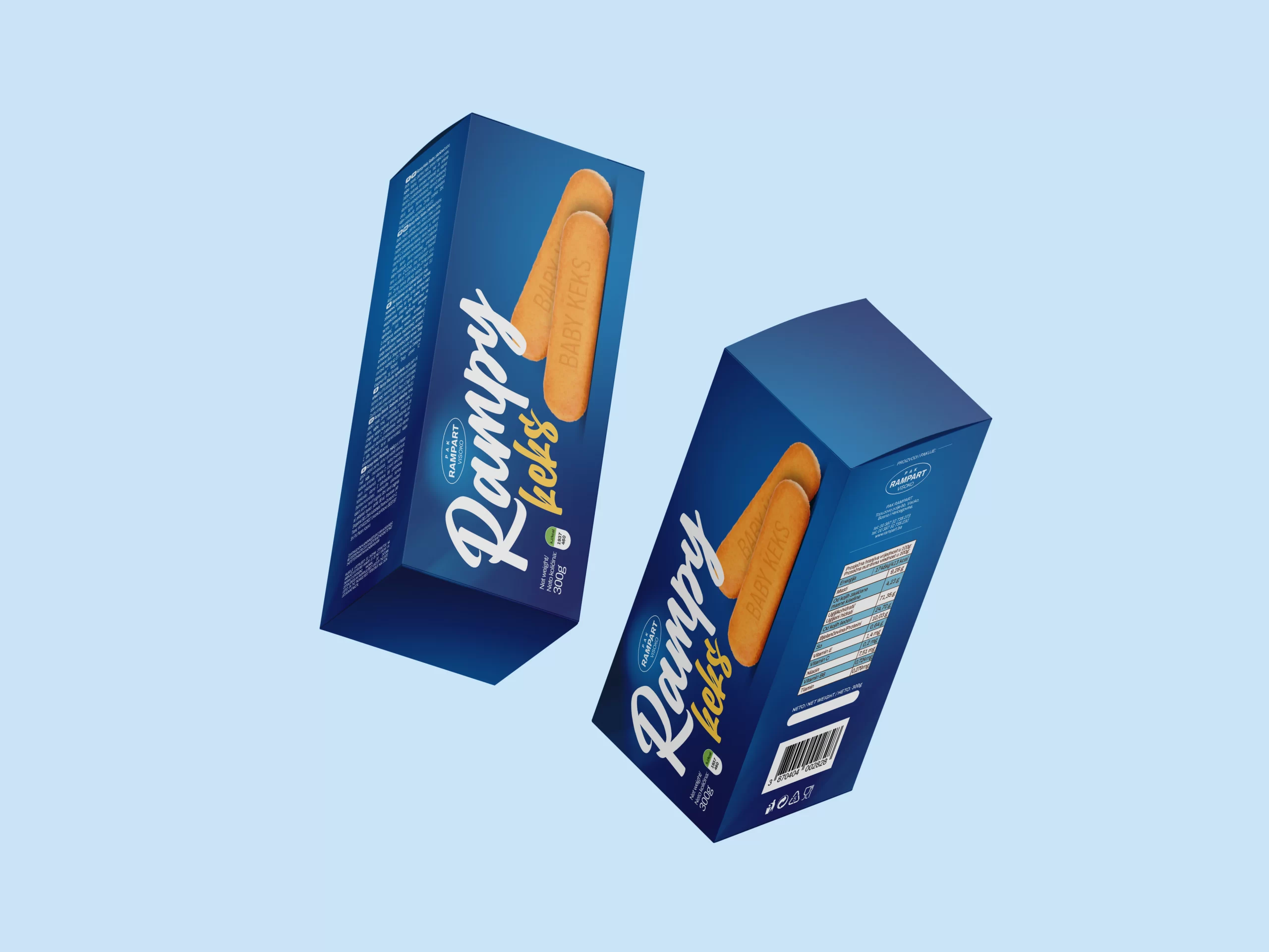 Packaging design for Rampart Visoko